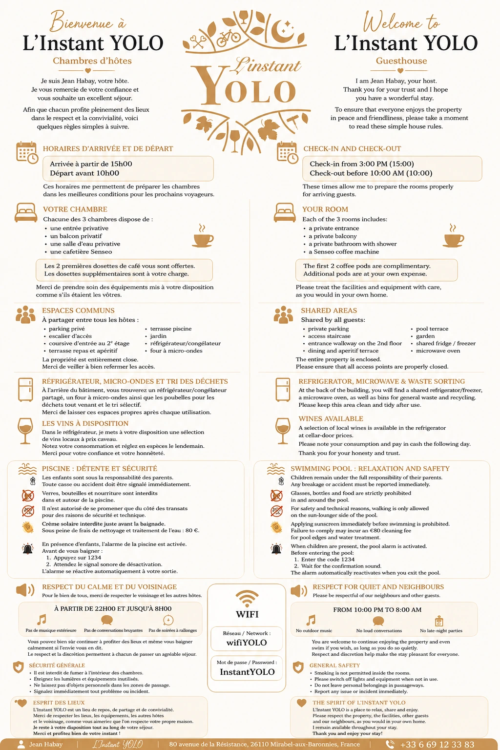 règle de l'établissement